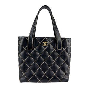 CHANEL Black Leather Bag